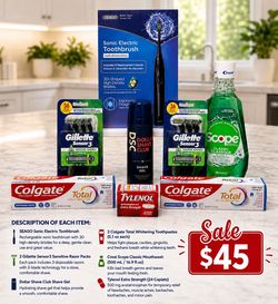 Electric toothbrush  and Personal Care Bundle