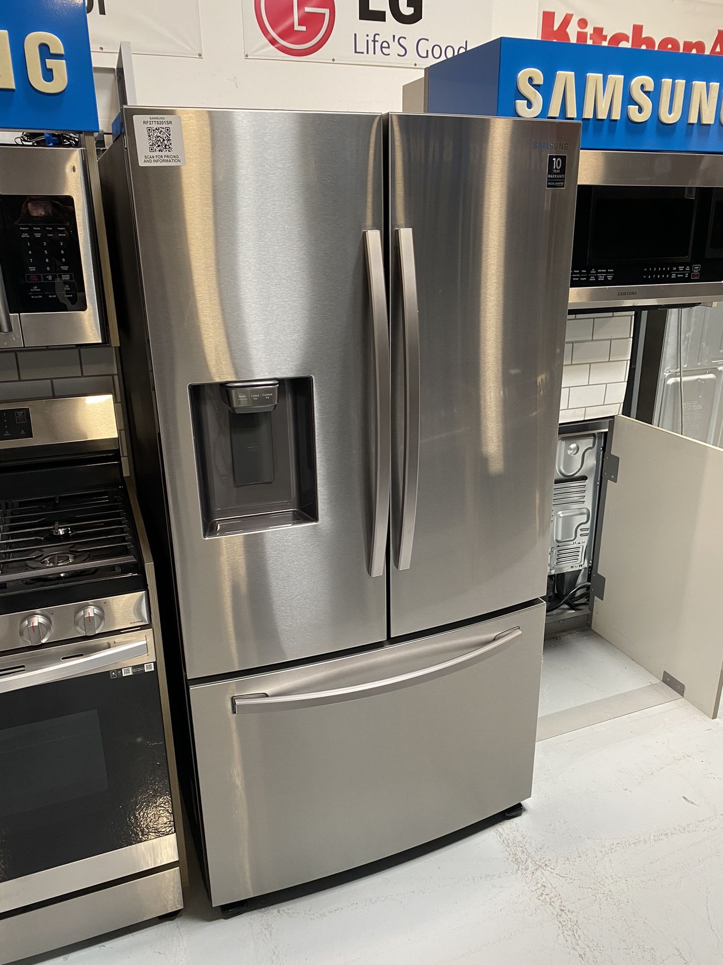 Stainless Steel 27 Cu. Ft. 3-Door French Door Refrigerator