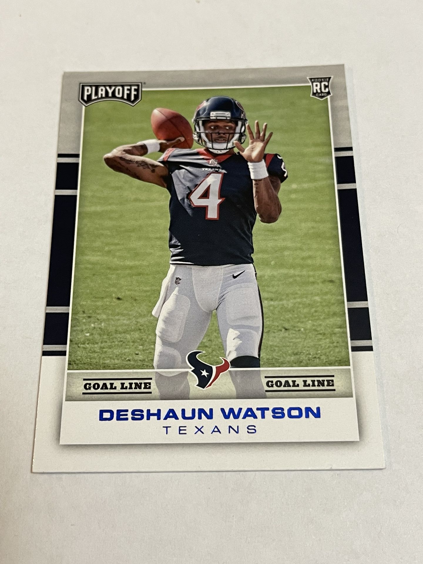 2017 Panini Playoff Rookies Goal Line Deshaun Watson #201 Rookie RC