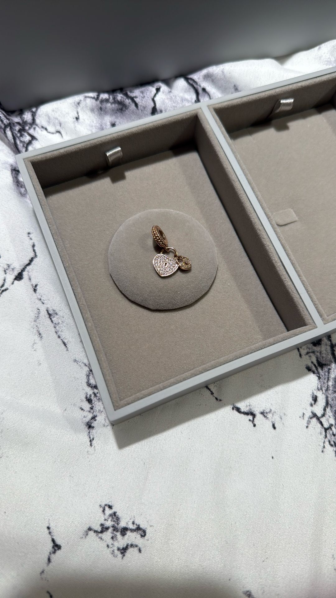 14k Rose Gold Plated Pandora Charm