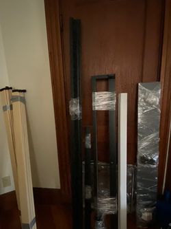 Full size bed frame simple metal