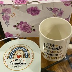 Grandma Coffee Cup And Warmer 