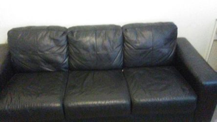 Leather couch