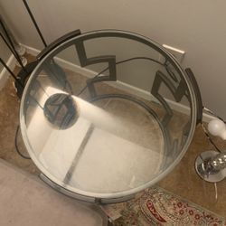 2 Small Glass Tables