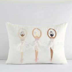Ballerina Decorative Pillow 12x16