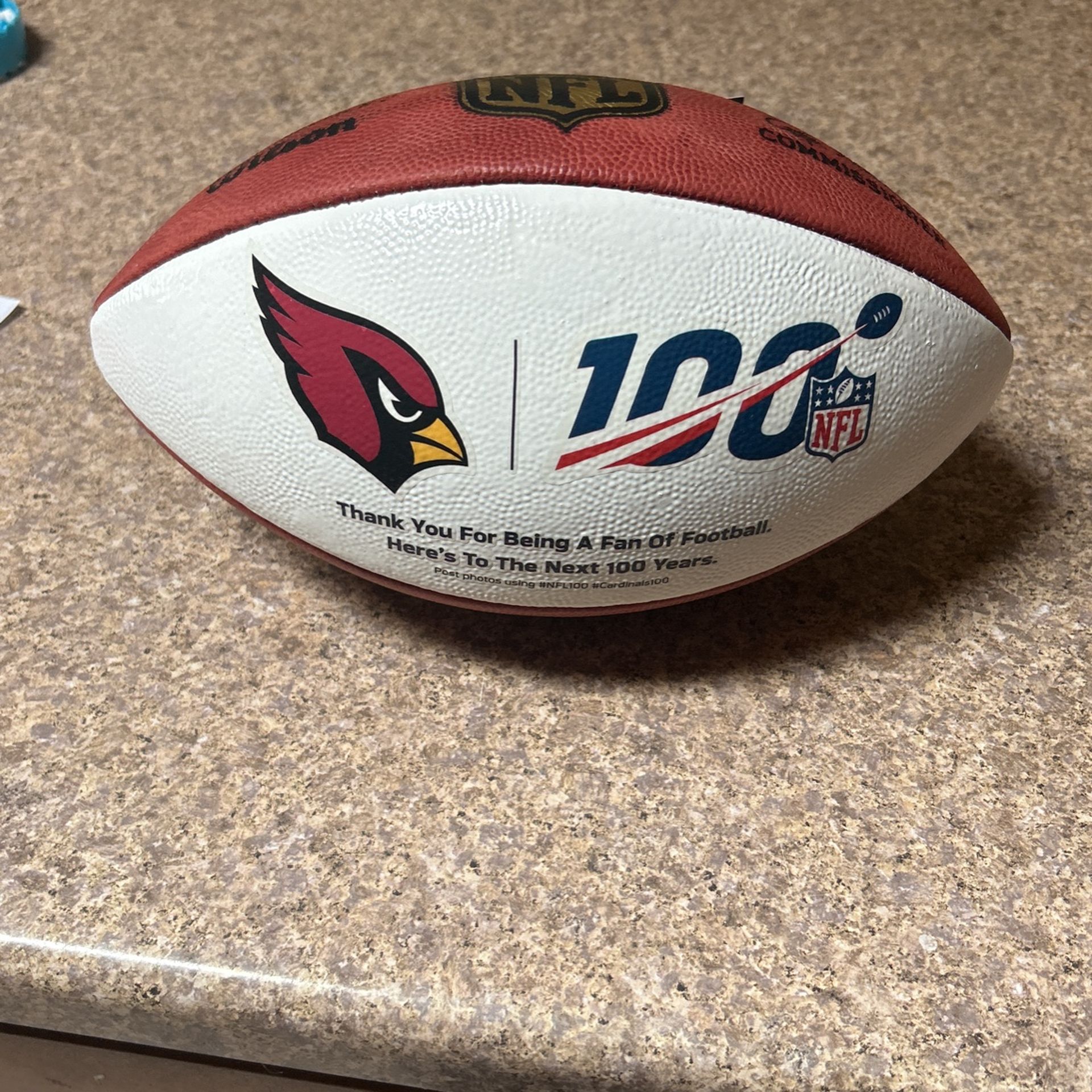 Arizona Cardinals 1/100 NFL Scavenger Hunt Ball