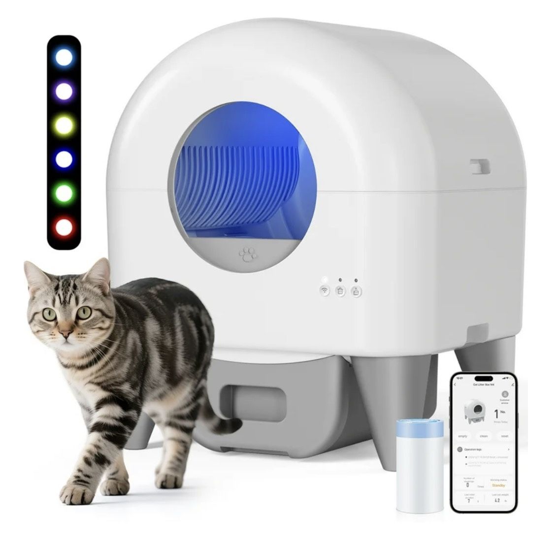Self-Cleaning Cat Litter Box