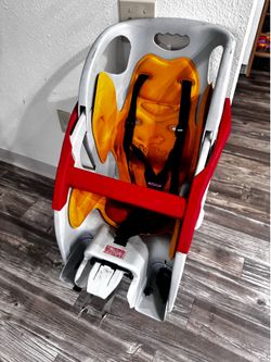 Baby bike seat.