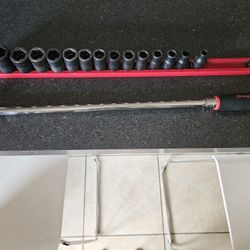 Snap On Socket Set Breaker Bar, Cornwell Swivel Sockets