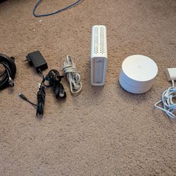 Arris Modem And Google WiFi Router Bundle