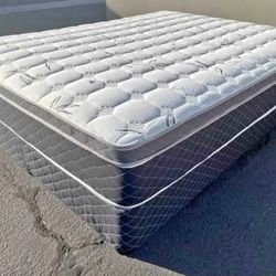 Brand New Queen Size Mattress With Box Spring - Cash On Delivery 