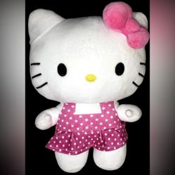 Sanrio Character Hello Kitty Standard Stuffed Toy 10x 11 Plush Doll New Japan