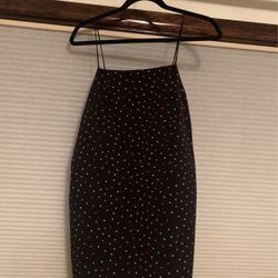 Black Poka Dot Dress 