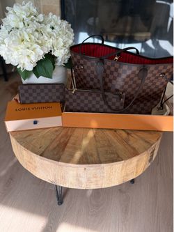 Louis Vuitton Neverfull Bag and Wallet - excellent condition