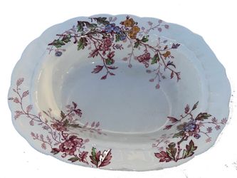 Vintage Booths “Washington pattern oval serving platter. . vintage . Ridgway "English Garden" oval serving piece