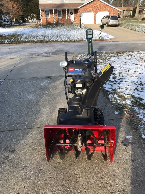 Toro power max 828 oxe snowblower