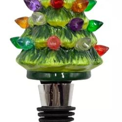 Thirstystone
Retro Holiday Tree Bottle Stopper Brand New Wine Stopper
