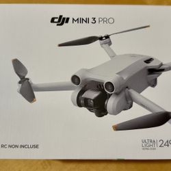 NEW Unactivated DJI Mini 3 Pro drone Replacement Bundle 