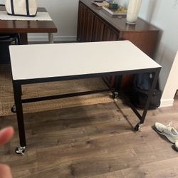 Create & Barrel Rolling Desk 