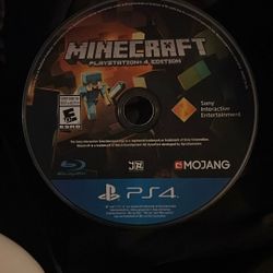 Legacy Minecraft PlayStation 4 Edition Disc