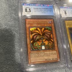 Yugioh Graded Slabs