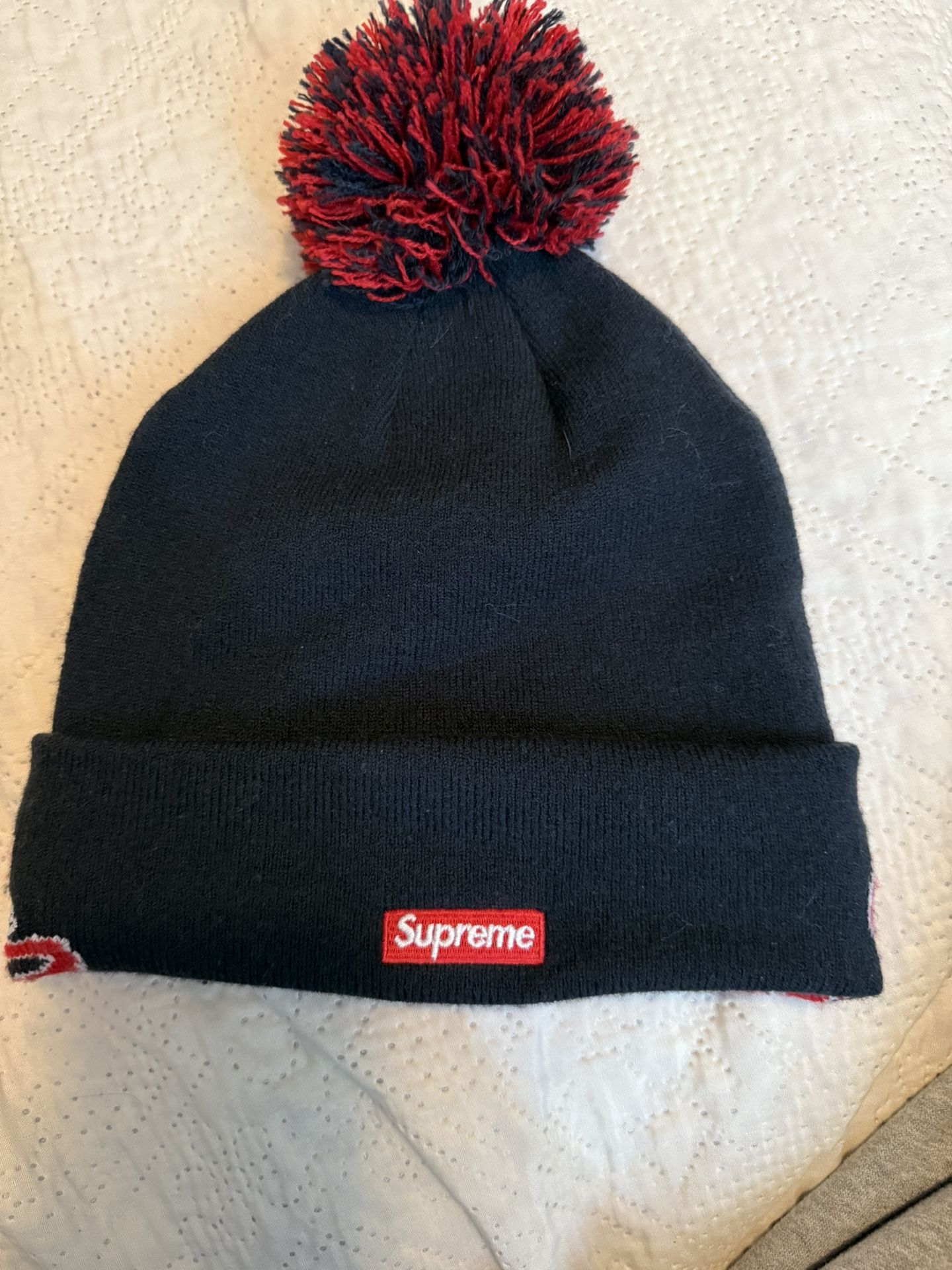 Supreme New Era Script Cuffed Beanie