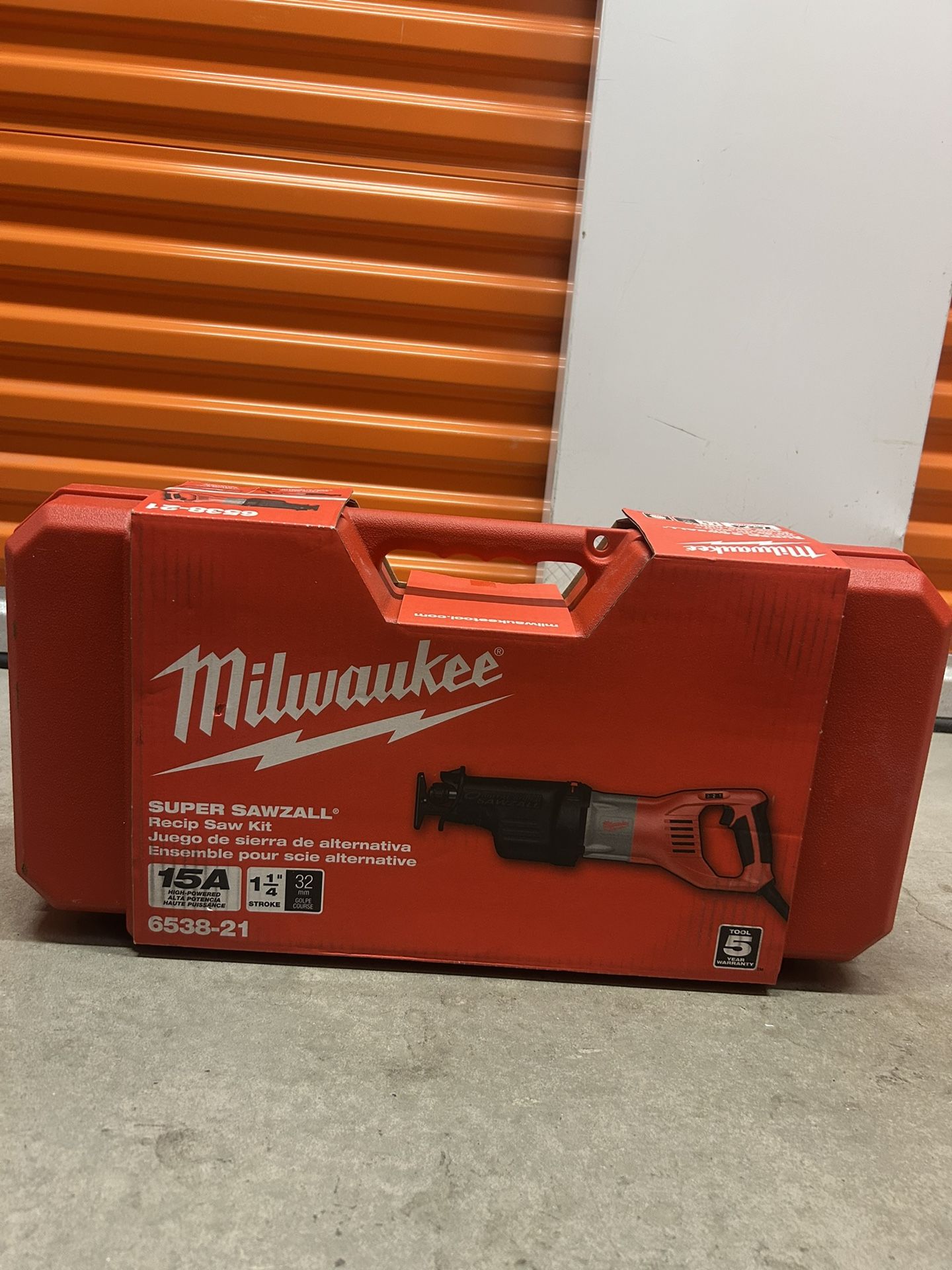 Milwaukee 15 AMP 1 1/4 Inch Super Sawzall