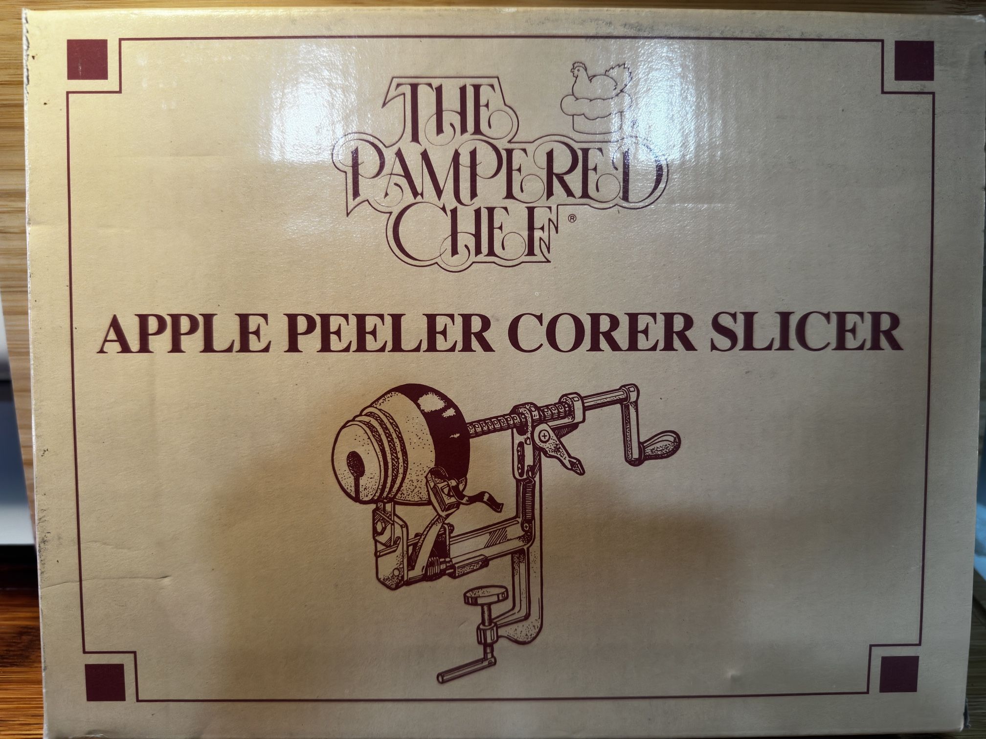 Pampered Chef Apple Peeler Corer Slicer