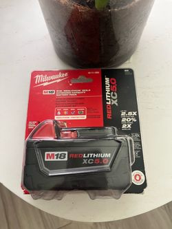 Milwaukee M18 Red Lithium 5.0 Battery.