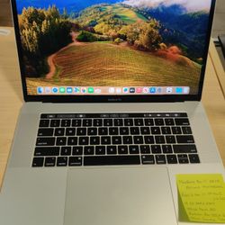 MacBook Pro 15" 2019 Retina Intel 6 Core i7-9th , 16GB Ram, 500GB SSD, Radeon Pro 555X 4GB Graphics, macOS Sonoma, Good Battery, $400 worth 