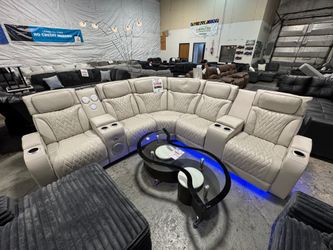 POWER RECLINER SECTIONAL (couch, sofa) !!NO CREDIT NEEDED !! TAKE IT HOME TODAY!! 🚛 SAME DAY DELIVERY AVAILABLE 🚚 Se Habla Español