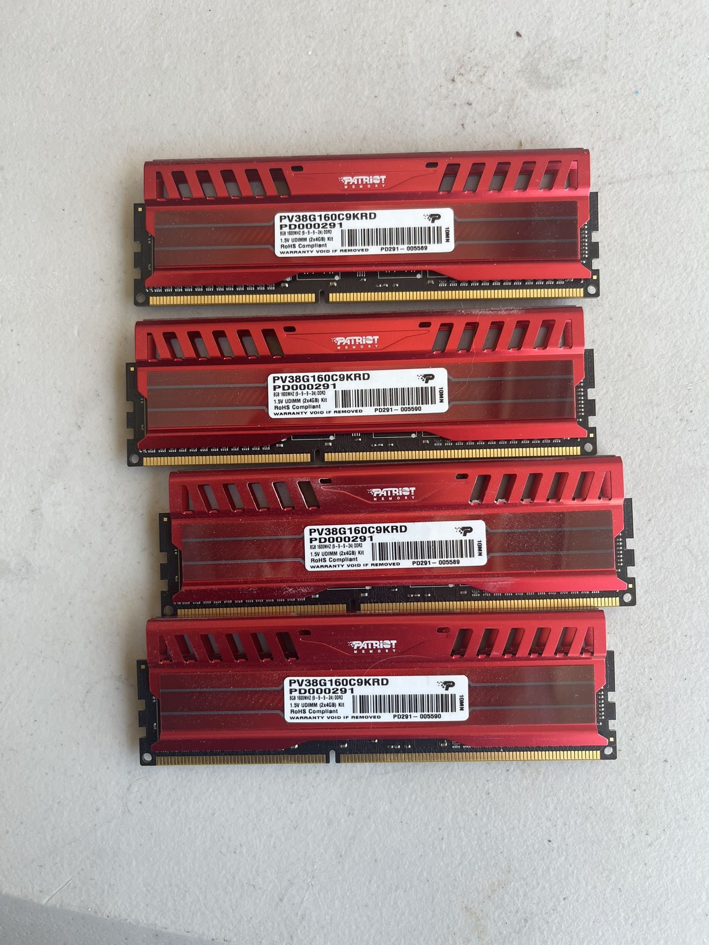 Patriot Memory Sticks Viper 8gb X4