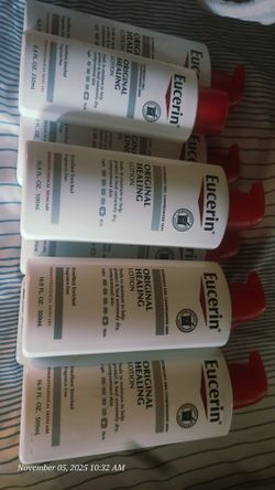 Eucerin Lotion Large and Small 