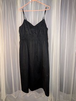 XL Waist defined cami/midi dress with pockets