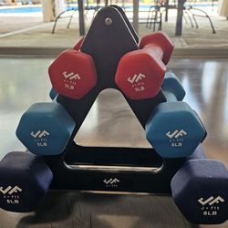 Hand Weights Great Condition  3, 5 And 8 lbs