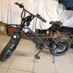 Baicycle A03 Peak 1200W Electric Bike, 20" Fat Tire All-Terrain Bikes, 48V 13Ah 28mph Ebike for Adults Full Suspension