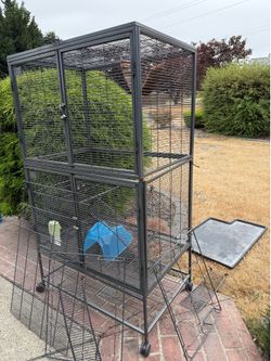 Large double stack animal cage