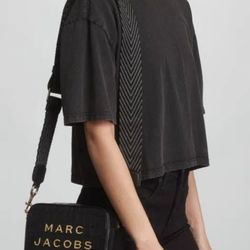 Marc Jacobs Croc Print Flash Crossbody Bag