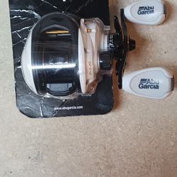 right handed ABU-GARCIA max pro fishing reel with 8 bearing brand new 