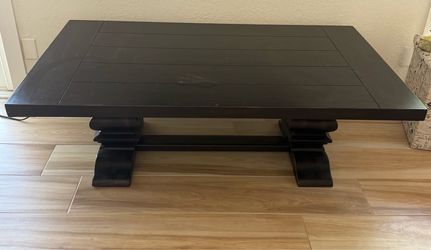 Large Black Coffee Table