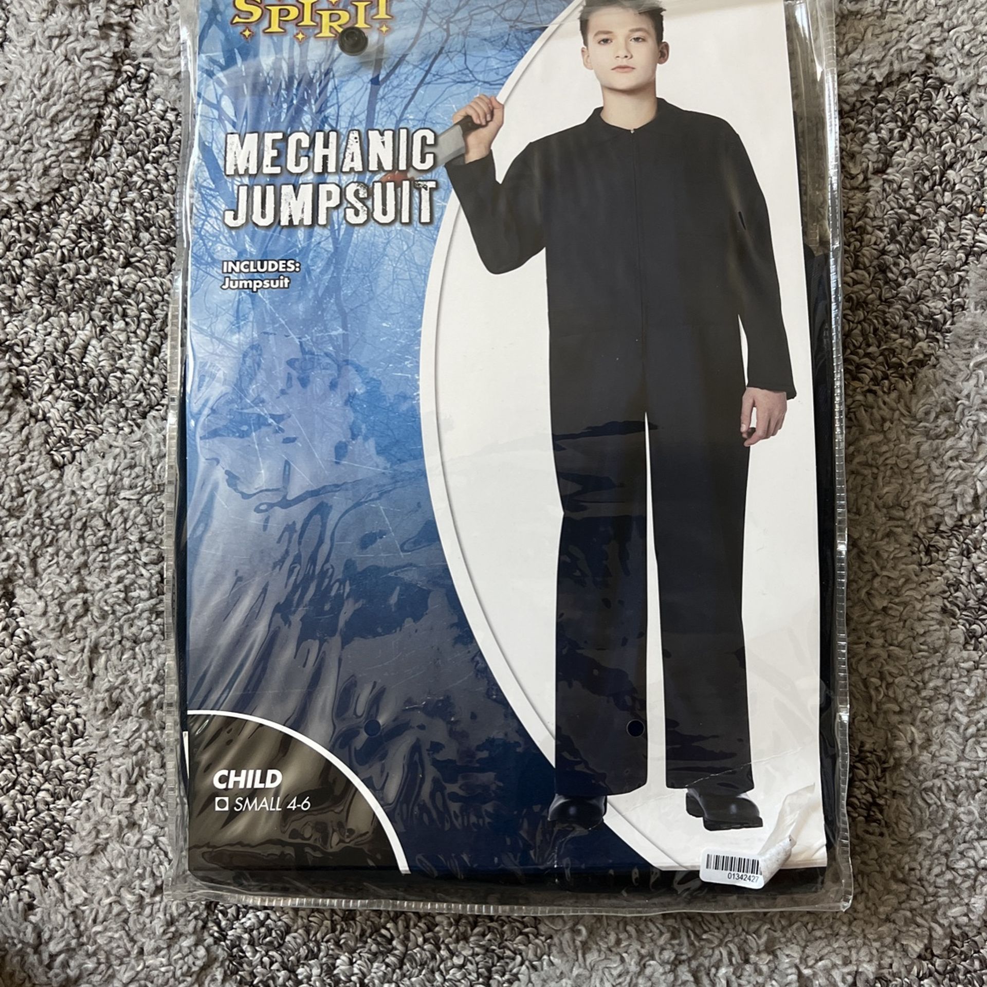 Spirit Halloween “mechanic Jumpsuit” Costume Small 4-6