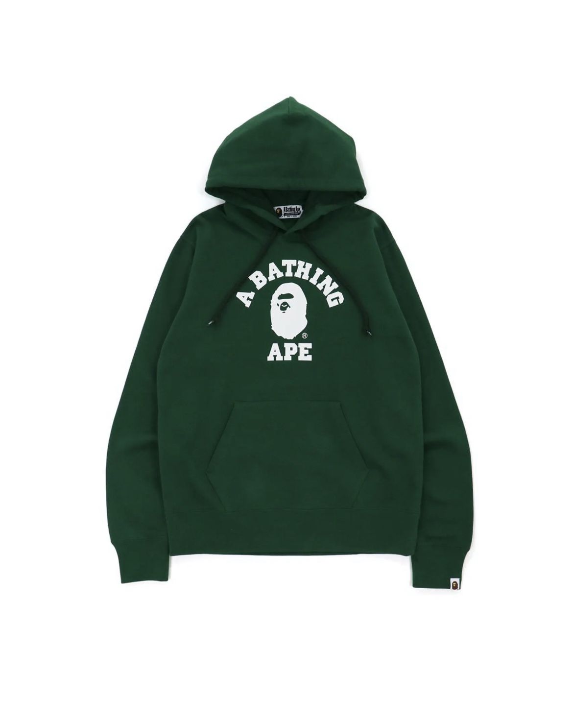 A Bathing Ape College College Hoodie Green