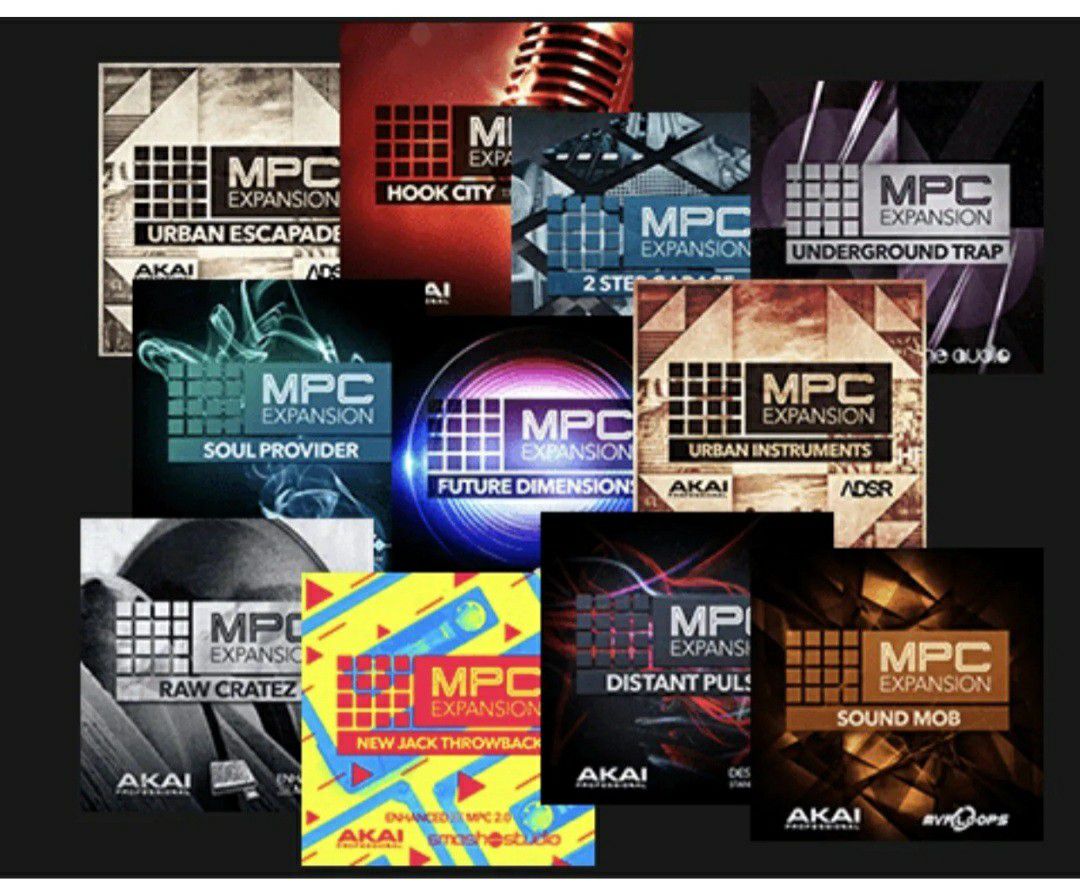 Akai Mpc - 62 MPC expansions on 64 gb sd card For Mpc Live 1 Live 2 Mpc One X Se