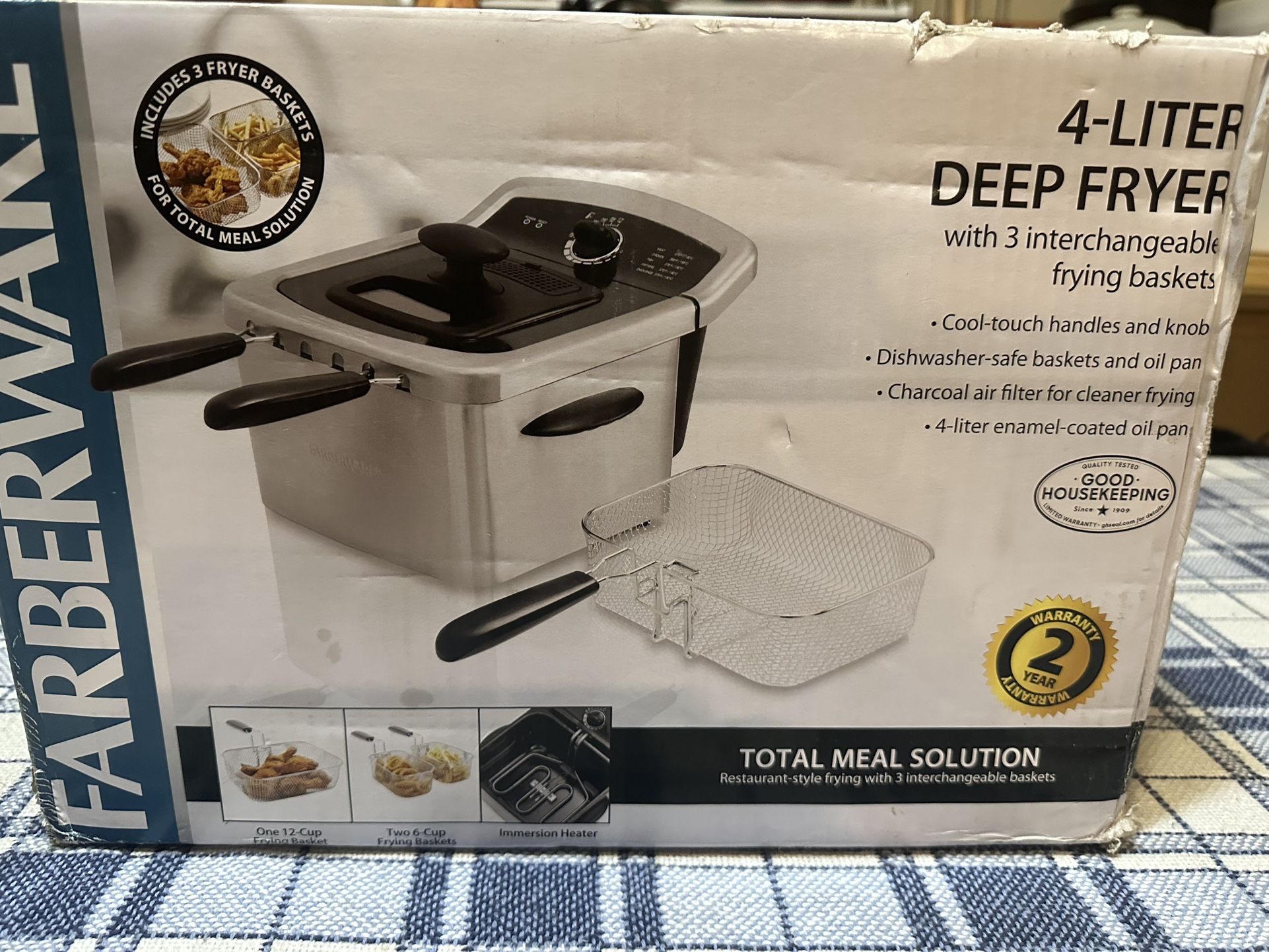Farberware Electric 4 Liter Fuel Deep Fryer 