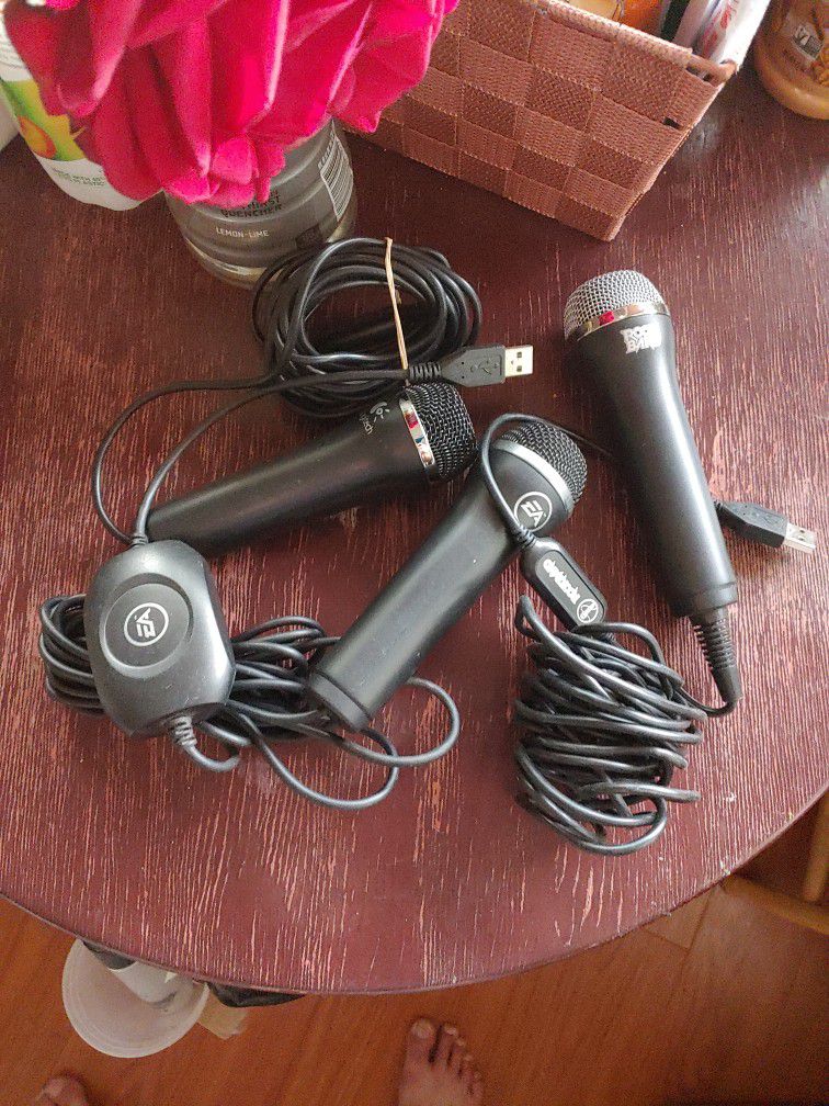 Karaoke Mic Microphone Ps2 Ps3