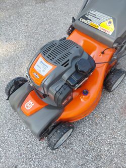Lawn equipment yard sale