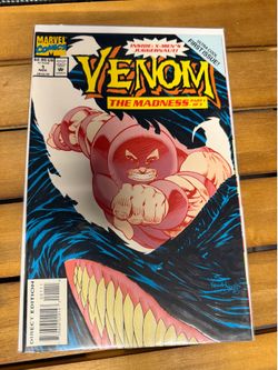 Venom the madness 1 comic book