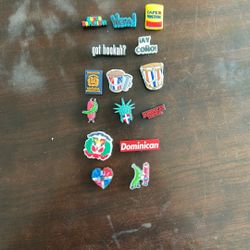 15 Dominican Themed shoe charms set / croc charms / jibbitz 