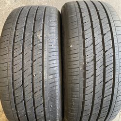 Pair Tires 245 50 20