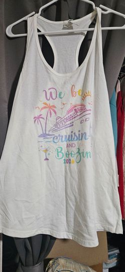 Cruisin and Boozin 2026 Racerback Tank Top